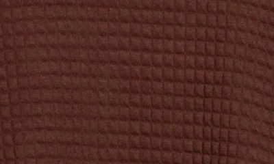 Balance Collection Nancy Quilted Pullover Sweatshirt In Brown