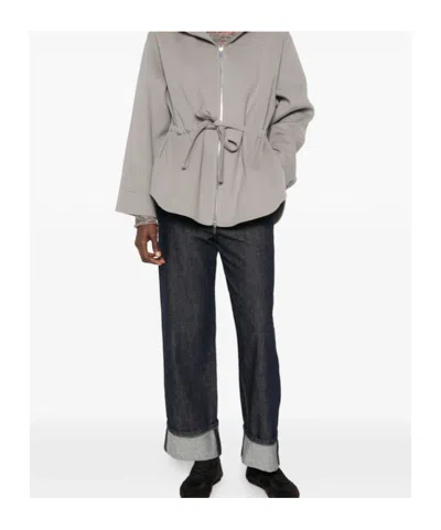 Max Mara Belt Loop Jeans In Black