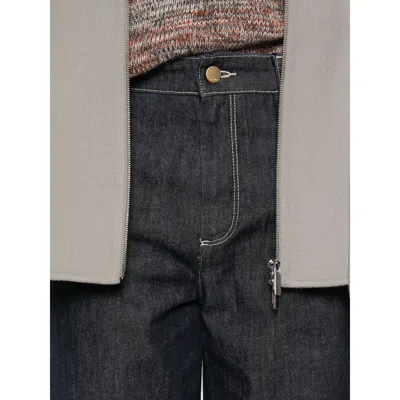 Max Mara Belt Loop Jeans In Black