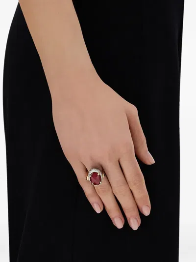 REVERSE DIAMOND AND RUBY RING