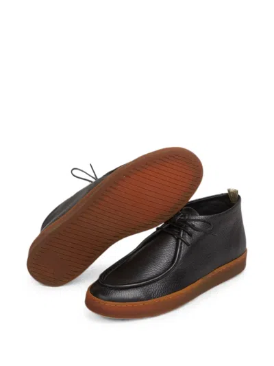 Officine Creative Ambrie Pebbled Leather Boots In Multi