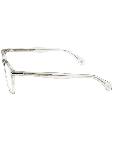 Rag & Bone Men's Rnb7028 50mm Optical Frames In Silver