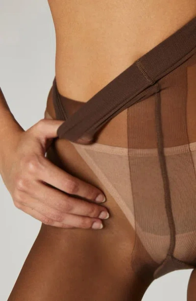 Stems Avery Microfiber Tights In Brown