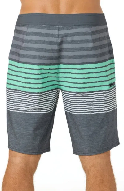 O'neill Hyperfreak Heat Stripe Swim Trunks In Multi