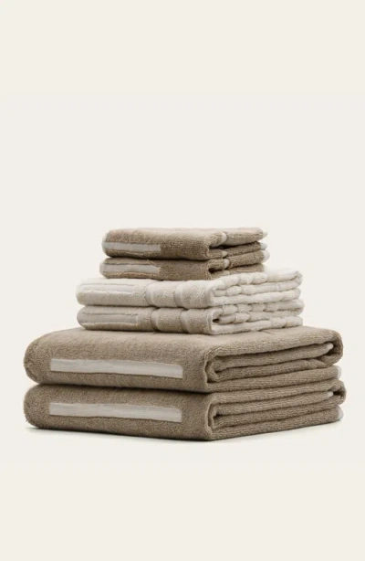 Italic Sorrel Towels In Multi