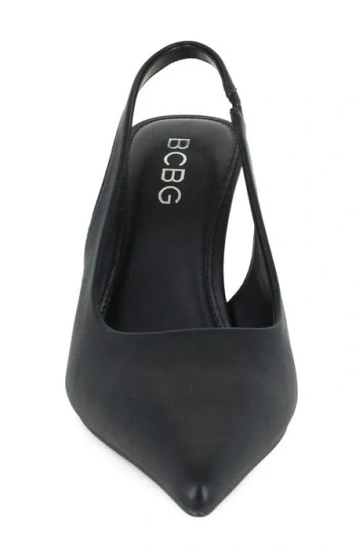 Bcbg Conny Pointed Toe Slingback Pump In Black