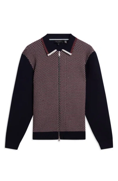 Ted Baker Mescal Full Zip Jacket In Multi