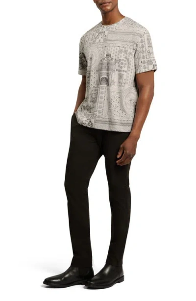 Ted Baker Bondss Graphic T-shirt In Gray