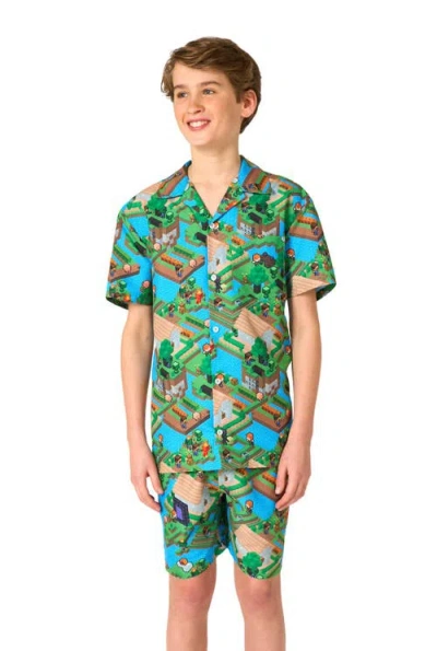 Opposuits Kids' Minecraft In White