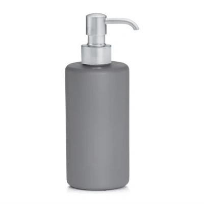 Labrazel Domus Gloss Pump Dispenser In Grey-sat Chr
