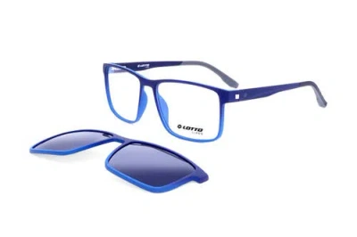 Lotto 55mm Rectangular Optical Glasses In Blue