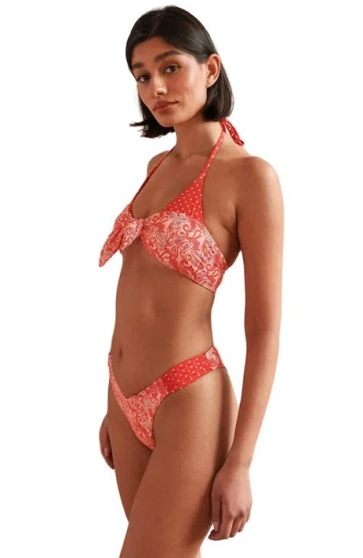 Dippin Daisys Le Plage Triangle Bikini Top In Multi