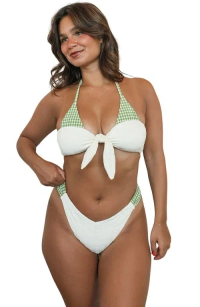 Dippin Daisys Le Plage Triangle Bikini Top In White