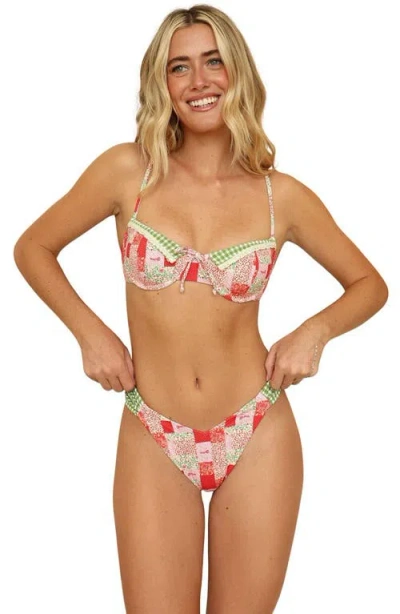 Dippin Daisys Cassis Underwire Bikini Top In Multi