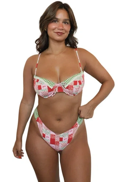 Dippin Daisys Cassis Underwire Bikini Top In Multi
