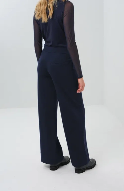 Anatomie Mita Comfortable Travel Pull On Wide Leg Pant In Multi
