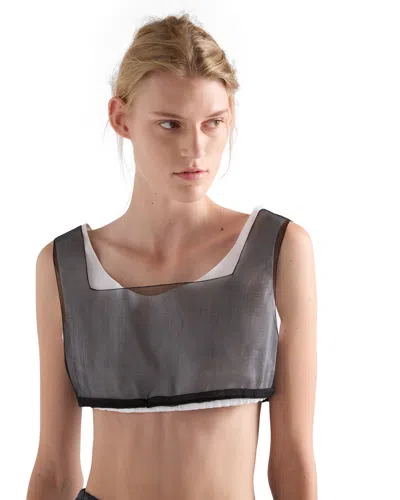 Prada Cigaline Top In Black