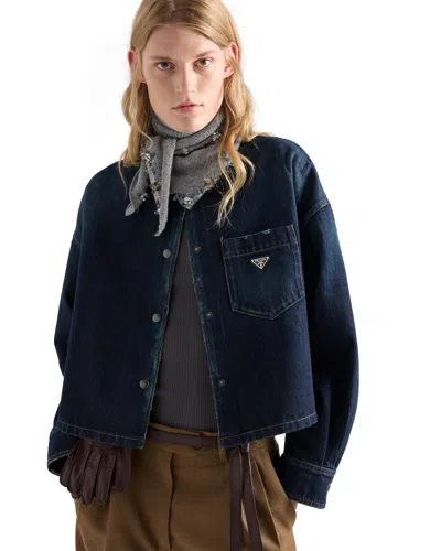 Prada Denim Shirt In Multi
