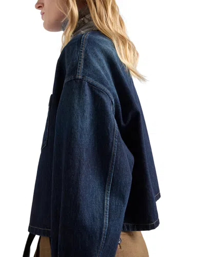Prada Denim Shirt In Multi
