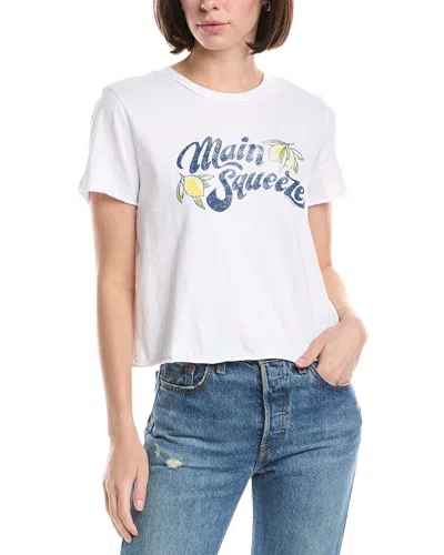 Michael Stars Main Squeeze T-shirt In White