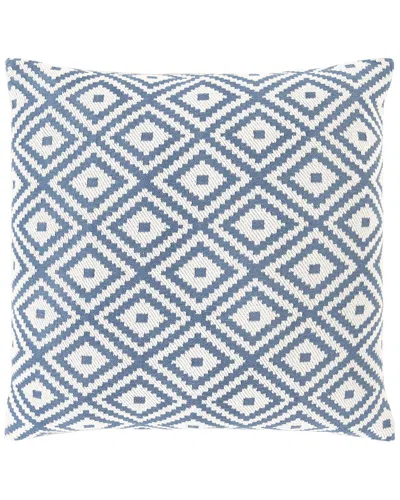 Surya Kanga Polyester Pillow In Blue