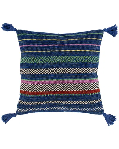 Surya Trenza Polyester Pillow In Multi