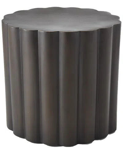 Global Views Fluted Table In Black