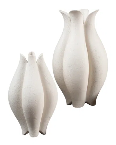 Global Views Pond Vase In Neutral