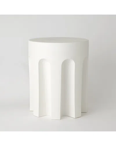 Global Views Arches Table In White