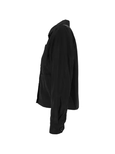 Aspesi Button-up Patch-pocket Jacket In Black