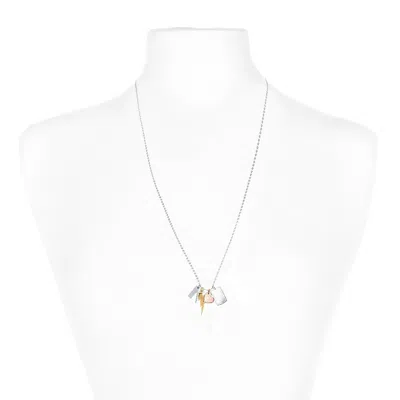 Bargainbazaar Petite Round Tag Initial Charm