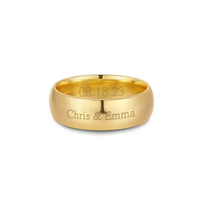 Evesaddiction Engraved Couples Message Ring
