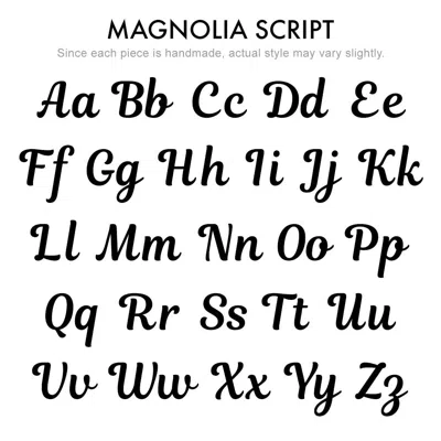 Bargainbazaar Custom Magnolia Script Name Ring