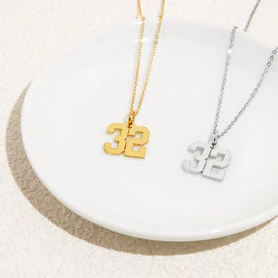 Bargainbazaar Custom Number Pendant