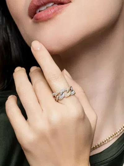 Shay Essential Link Diamond Ring In Gold
