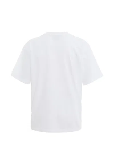 Solid Homme Super Normal Patch-detail T-shirt In White