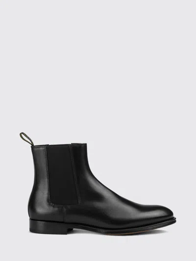 Doucal's Elasticated-panel Pull-tab Ankle Boots In Black
