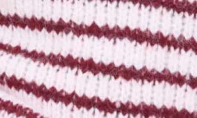 Blu Pepper Stripe Mock Neck Sweater In Multi