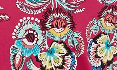 Ruby Rd. Plus Size Etched Floral Puff Print T-shirt In Multi