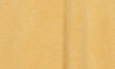 Ruby Rd. Ruby Rd Embroidered Split Neck Slub Top In Marigold