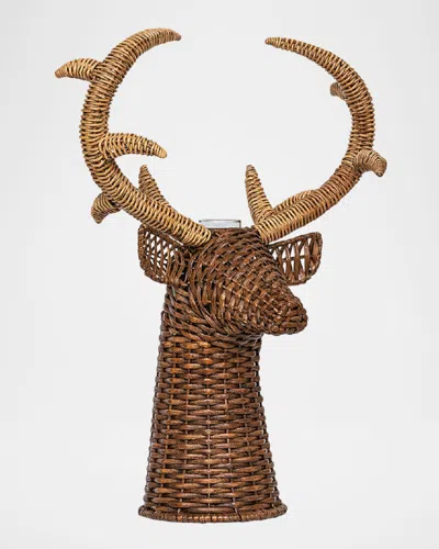 Juliska Devon Willow Stag Vase, 22" In Brown