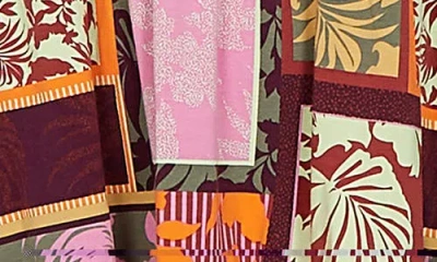 Ruby Rd. Plus Size Tropical Patchwork Pocket Dress In Multi