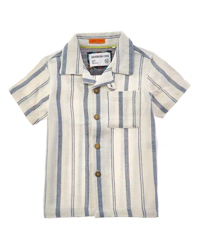 Sovereign Code Evander Button Front T-shirt In Gray