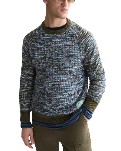 Scotch & Soda Jacquard Relaxed Fit Pullover In Multi