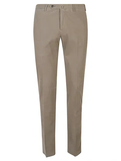 Pt Torino Stretch Virgin Wool Tailored Suit Pant In Nude