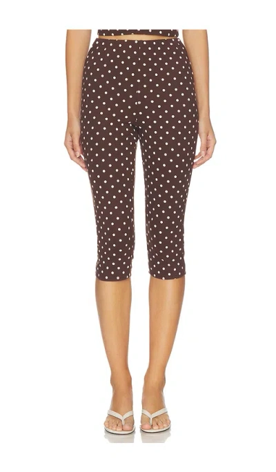 More To Come Iris Capri In Brown