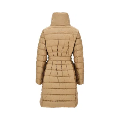 Max Mara Antidrop Polyester Down Jacket In Beige