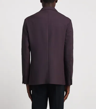 Eton Lana Tech Blazer In Red