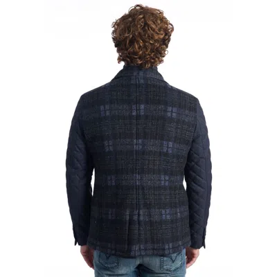 Roberto Pepe Luxury Blue Wool Jacket In Blue
