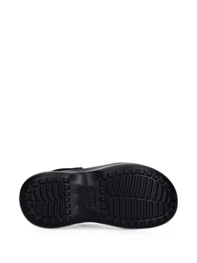 Crocs Perforated Platform Clogs In Black